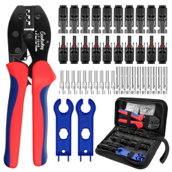 Solar Crimpzange Set für 2,5/4/6mm² PV Kabel, 10 Paar Kabelverbinder