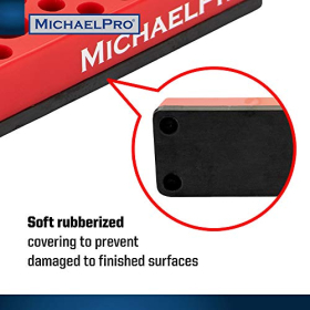 Soporte magnético para puntas MichaelPro – juego de 36 piezas, base resistente, almacenamiento práctico.