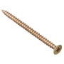 ForgeFix multi-purpose single thread screws | 5.0 x 70 mm | Zinc yellow passivated | Box 100