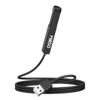 MillSO USB-Ansteckmikrofon mit omnidirektionaler Aufnahme für PC, Konferenzen und Gaming