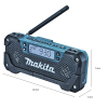 Makita MR052 Baustellenradio Beatbox 12 V Schwarz/Blau/Silber