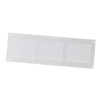 Metall Lüftungsgitter 300 × 100 mm mit Insektenschutz, Weiß