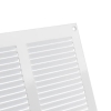 Rejilla de ventilación 300x150 mm - rejilla de escape blanca con protección contra insectos escape de aire - EUROPLAST