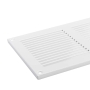 300x150mm ventilation grille - white exhaust air grille with insect protection exhaust air - EUROPLAST