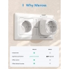 Набір із 3 розеток Meross WLAN, сумісних із Apple HomeKit WiFi Plug із голосовим керуванням і дистанційним керуванням, 10 ампер, без концентратора