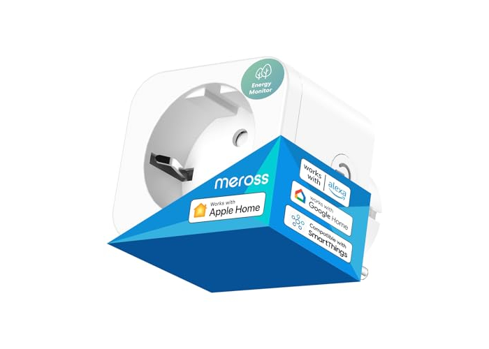 Meross WLAN Steckdose – Smart, 16A, App & Sprachsteuerung, Timer Meross WLAN Steckdose – Smart, 16A, App & Sprachsteuerung, Timer