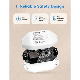 Meross WiFi Switch funciona con Apple HomeKit, Smart Switch Remote Control con Siri, Google Assistant, SmartThings, DIY Smart para controlar electrodomésticos