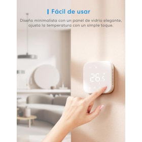 Termostato Meross con Matter, control por voz, programación y 16 A