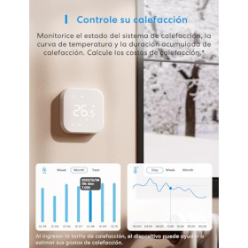 Termostato Meross con Matter, control por voz, programación y 16 A