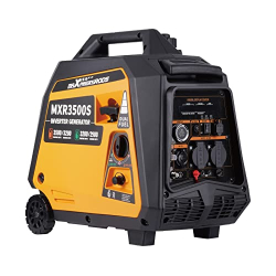 MaXpeedingrods Inverter Generator with Remote Control, Gas & Petrol, Electric Start