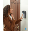 TMEZON 4-wire video intercom with camera, 7-inch monitor, night vision and remote unlocking