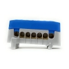 Pollmann 2020266 POLL N7-F2 terminal conductor neutro con bloqueo de dedo, azul