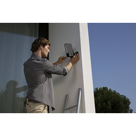 Netatmo NBU-2-NOC-AMZ 2er-Pack Außenkameras, integrierte Beleuchtung, Personenerkennung, 1920p, Autos und Tiere, Aluminium schwarz