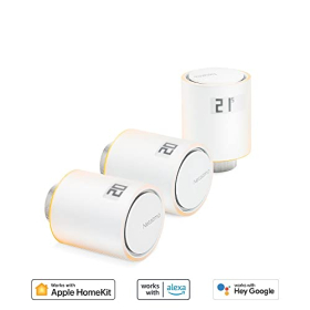 Válvulas termostáticas Netatmo 3 WiFi, compatibles con Alexa/HomeKit