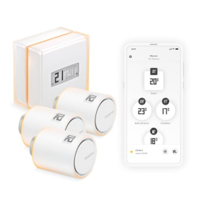 Розумний термостат Netatmo + 3 радіаторних термостата 