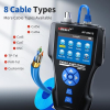 Probador de cables de red multifuncional NOYAFA con TDR, PING y PoE para RJ11/RJ45/BNC