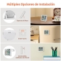 NOKLEAD Termómetro higrómetro para interiores - Mini medidor de temperatura y humedad LCD Digital Termómetro Monitor Sensor con pantalla cómoda Fecha Reloj Berrcom Home Calibración ambiental 2 unidades