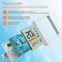 NOKLEAD Termómetro higrómetro para interiores - Mini medidor de temperatura y humedad LCD Digital Termómetro Monitor Sensor con pantalla cómoda Fecha Reloj Berrcom Home Calibración ambiental 2 unidades