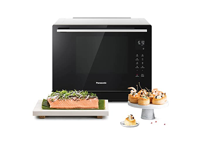 Microondas combinado 4 en 1 Panasonic con función de cocción al vapor Microondas combinado 4 en 1 Panasonic con función de cocción al vapor
