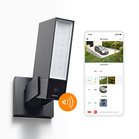 Netatmo Sicherheitskamera mit Sirene – Schwarz – NOC-S-FR 