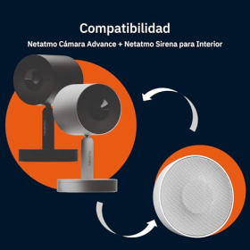 Netatmo Smart Kamera Innen - KI-ges. Gesichtserkennung, Audio, 2K HDR, 130°