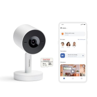 Netatmo Smart Indoor Camera - AI Face Recognition, 2K HDR, 130° Wide Angle, Audio