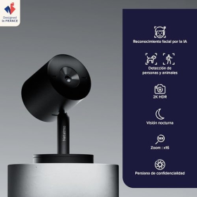 Розумна внутрішня камера Netatmo - розпізнавання облич зі штучним інтелектом, 2K HDR, широкий кут огляду 130°, аудіо