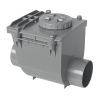 First Plast NRC100G PVC Rückschlagventil Ø 100 mm Grau