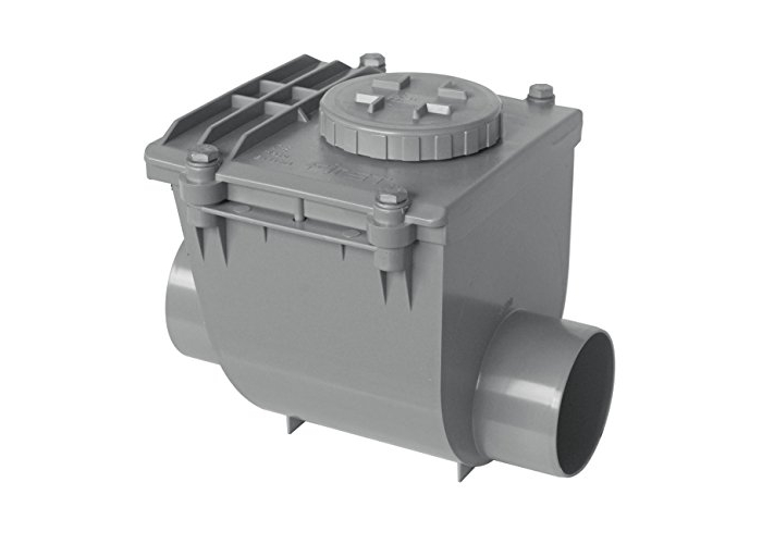 First Plast NRC100G PVC Rückschlagventil Ø 100 mm Grau First Plast NRC100G PVC Rückschlagventil Ø 100 mm Grau