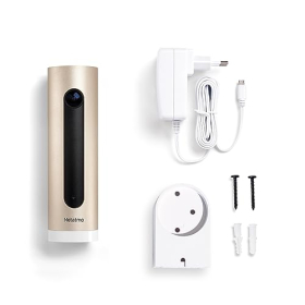 Cámara de vigilancia interior Netatmo con soporte de pared