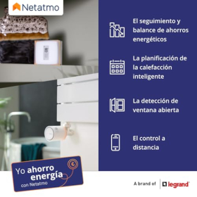 Termostato Inteligente Netatmo Conectado – Control inteligente de la calefacción