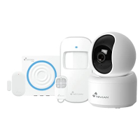 Nivian WiFi Alarmanlage für Haus & Geschäft, App-Steuerung, SOS-Funktion, kabelos