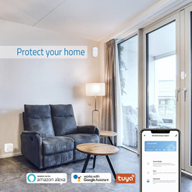 Система сигналізації Nivian WiFi для дому та бізнесу, керування за допомогою застосунку, функція SOS, бездротова