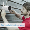 NIVIAN WiFi Outdoor Camera with Solar Panel and 10400mAh Battery – Full HD