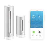 Netatmo Wetterstation WLAN Innen & Außen, Alexa & HomeKit kompatibel 