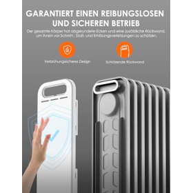 Масляний радіатор Midea NY2311-24UR, мобільний обігрівач, 11 ребер
