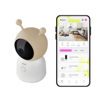 OMAJIN Smart Babyphone mit HD-Kamera, Nachtlicht &amp; Sensoren 