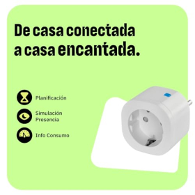Enchufes inteligentes Wi-Fi OMAJIN de Netatmo, paquete de 3 unidades con monitorización del consumo energético.