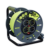 Carrete de cable Masterplug Pro-XT con 4 tomas, protección térmica y cable de 50 m