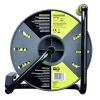 Carrete de cable Masterplug Pro-XT con 4 tomas, protección térmica y cable de 50 m