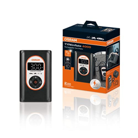 OSRAM TYREinflate 4000 wireless battery-powered tire inflator with digital display and LED light