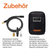 Бездротовий насос для шин OSRAM TYREinflate 4000 на батарейках з цифровим дисплеєм та світлодіодним підсвічуванням