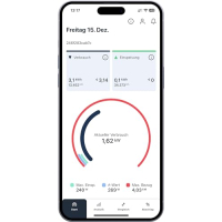 powerfox Intelligenter Stromzähler, WiFi, Echtzeit-Daten, Energie-App