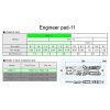 ENGINEER PAD-11 Präzisions-Crimpzange S – Universal Crimpwerkzeug mit Wechselbacken