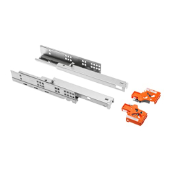 GTV Untere Montageanleitung P2O L=550, MODERN SLIDE, 18mm Platte, Tragkraft bis 25kg, 1 Set (2 Stück)