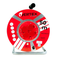 Vertex PB50METAL extension cable 50 m, 3 x 2.5 mm²