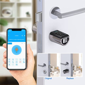 Электронный дверной замок Welock с PIN-кодом, Bluetooth, приложением, IP65, для дверей 50–100 мм