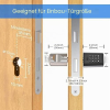 We.Lock Electronic Door Lock with PIN, Bluetooth and App for Doors