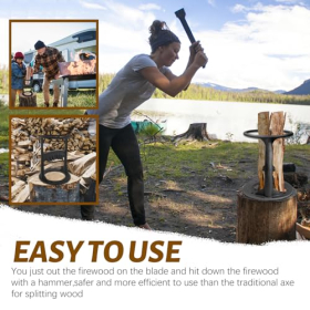 HAIBEIR Lighting Wood Turner Cracker, Durable Wood Turner, Handheld Wood Turner, No Sharp Edges (7.5 inch)