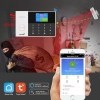 GSM Smart Home Alarm Kit - WiFi, Siren, Sensors & Remote Control (24 pieces)